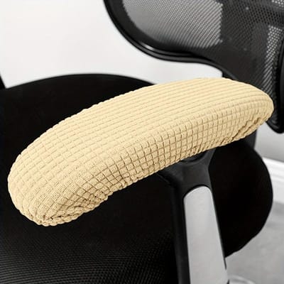 2 stuks Poolvlies E-sport Kantoor Armleuninghoes Gaming Stoel Armleuning Beschermhoezen Kantoor Huisdecoratie (Alleen Stoelhoes Niet Meegeleverd)