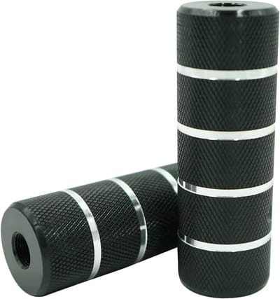 Fietspedalen - Voetsteunen - Fietsen - Antislipdesign - 14 mm - Zwart/Zilver