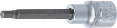 BGS Dopsleutelbit lengte 100 mm 1/2 INBUS 6 mm