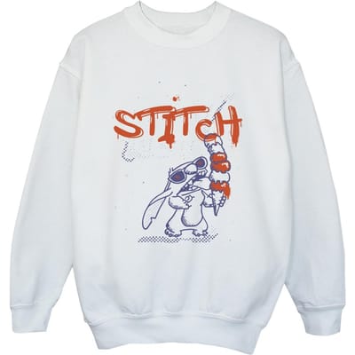 Disney Jongens Lilo & Stitch Ice Creams Sweatshirt (Wit)