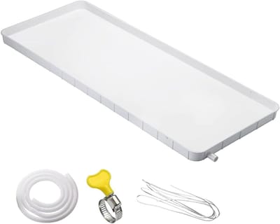 Condensafvoerbak Airco - Lekbak Unit - Water Opvangen - Universeel Aansluitbaar - 81.5x33cm - Grijs