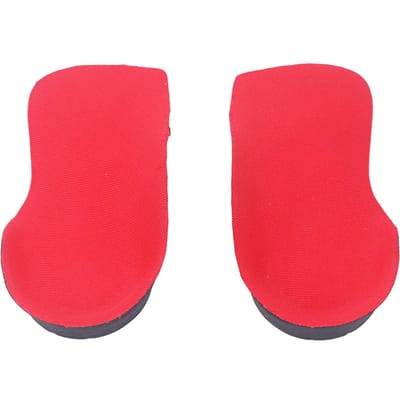2 PCS Semelles de Soutien de la Voûte Plantaire 34 pour Hommes Femmes EVA Fasciite Plantaire Semelles Orthétiques Inserts pour Pieds Plats red
