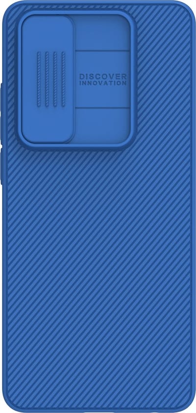 Nillkin CamShield Hoesje Geschikt voor OnePlus Nord CE 4 Lite - Back Cover met Camera Slider - Extra Camera Bescherming - Blauw