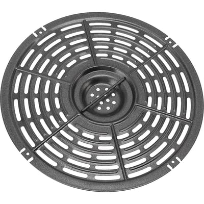 Plateau de remplacement pour friteuse avec brosse en silicone Manchon en silicone Plaque ronde antiadhésive pour friteuse pour cuisine Restaurant Type 2 gray