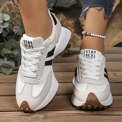 Nieuwe Stijl Zugu DamesschoeneninsPopulaire Dikgezoolde Dad SneakersZomer Ademend Seizoen Comfortabele Sneaker 38 wit