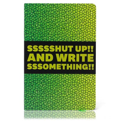 A5 Notitieboekje - Animal - Ssssshut Up!! And Write Sssomething