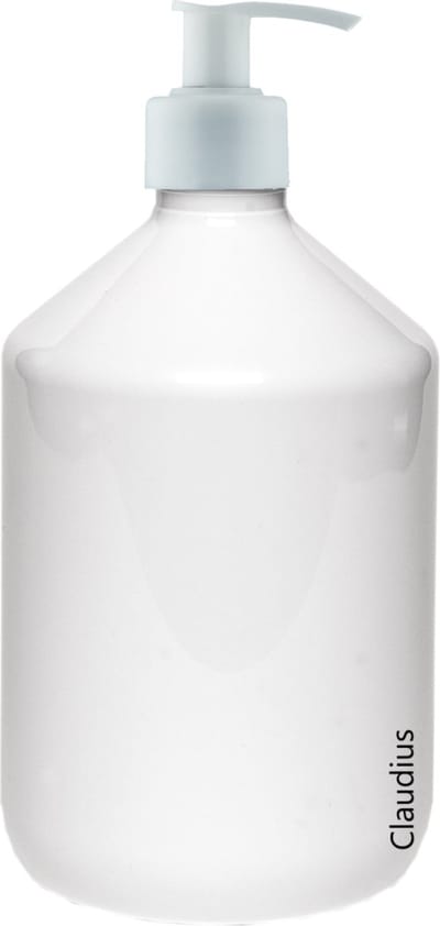 Lege Plastic Fles Apothekersfles 500 ml PET - Wit - met witte pomp - set van 10 stuks - navulbaar - leeg