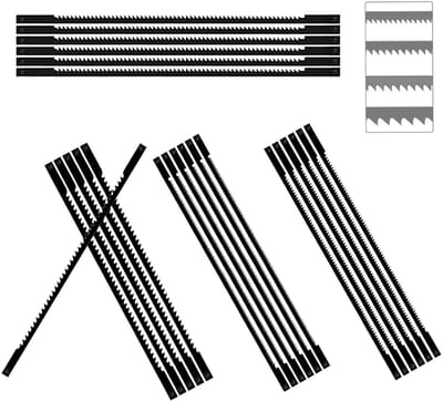 Set van 24 Jigsaw Blades 133mm met Pin - Fijnzaagbladen voor Jigsaws, Houtbewerking en Power Tools