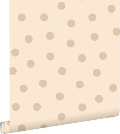 ESTAhome behang stippen beige - 53 cm x 10.05 m - 139730
