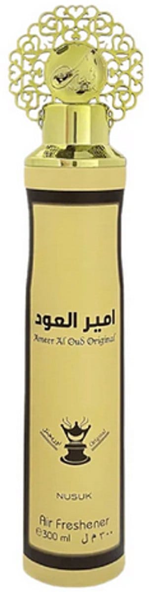 Nusuk Air Freshener Ameer al Oud Original - natuurlijke Arabische geur - 300 ml
