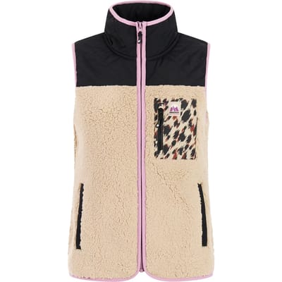 Protest PRTFriz - Outdoor bodywarmer Dames - Normale pasvorm - Mouwloos - Zak met rits - Ritssluiting - Bruin