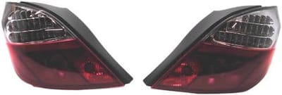 LED achterlichten set - Achterlichten auto - Voertuig verlichting - Heldere LED technologie - 59x44x22 cm - Rood wit