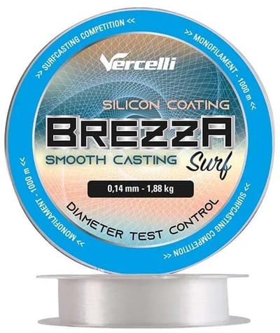 Vercelli Brezza 1000 M Monofilament Zilver 0.300 mm