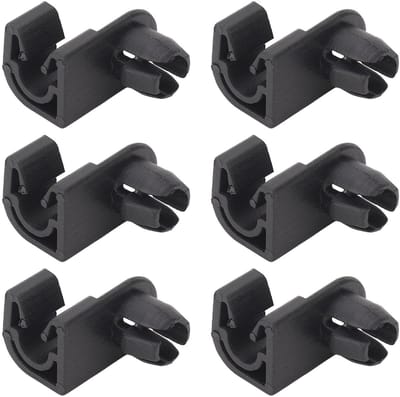 Dailygoods- Motorkapsteun Sterke Ondersteuning - Vervangingsclip - 10 Stuks - ABS - Compatibel met 2008/208/308/Partner - Zwart - Motorkapclip