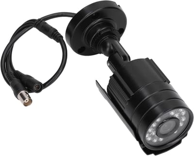 Beveiligingscamera Full HD - CCTV Camera Nachtzicht - Buiten Bewaken - Infrarood Nachtzicht - 110 Graden Kijkhoek - Zwart