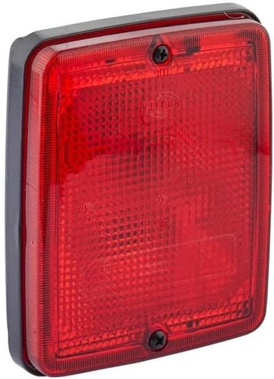 HELLA 2NE 003 236-001 Mistachterlamp - Halogeen - Opbouw/Inbouw - Lenskleur: Rood - links/rechts