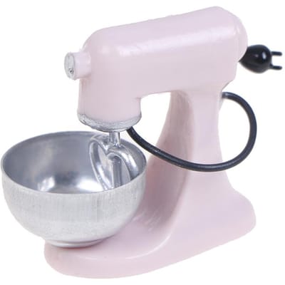 1:12 Poppenhuis Miniatuur Keuken Moderne Mixer Model Meubel Accessoires Duurzaam Speelgoed Mooi Ontwerp Set Stressverlichting gray