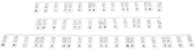 Pianosleutelstickers - Toetsenbord Noten - Muziek Leren - Lichtgevend Ontwerp - 88 Toetsen Set - Zwart