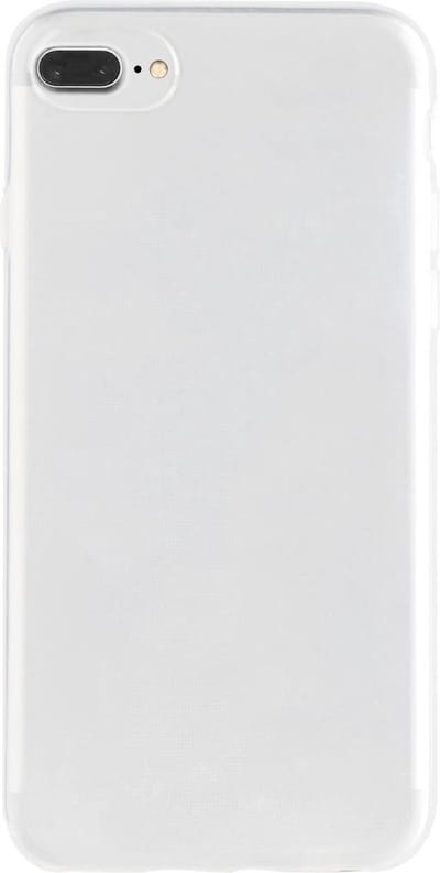 Xqisit Flex Case transparant flexibel hoesje iPhone 6 Plus 6s Plus 7 Plus 8 Plus - Doorzichtig