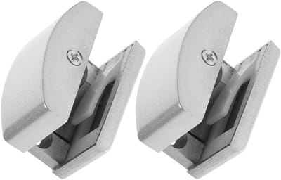 Verstelbare bodemgeleiders voor douchedeuren - 2 stuks, robuuste antislip rails, reserveonderdelen voor glazen schuifdeuren en badkameraccessoires