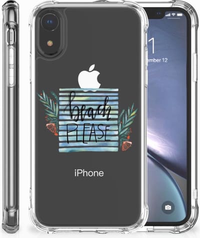 Apple iPhone Xr Stevig Bumper Hoesje Boho Beach