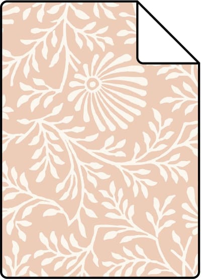 Proefstaal ESTAhome behang vintage bloemen zacht roze - 50 x 900 cm - 132008-S