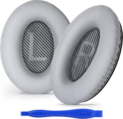 Oorkussen geschikt voor Bose QuietComfort 35 II - Grijs