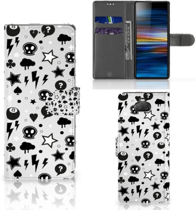 Telefoonhoesje met Naam Sony Xperia 10 Silver Punk