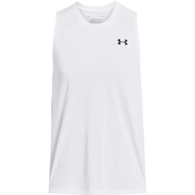 Under Armour UA Tech Tank Heren Sporttop - Wit