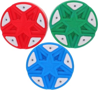 Hockeypucks - Rollerhockey Pucks - Straathockey Training - Soepele Prestaties - 7.50X7.50X2.50CM - Diverse kleuren