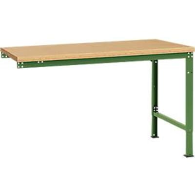 Manuflex aanbouwtafel UNIVERSAL Speciaal, tafelblad multiplex, 1500 x 1000, resedagroen