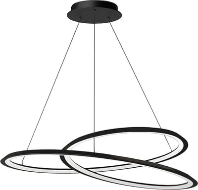 Toolight App1194-Cp Hanglamp Zwart 60X60X95Cm