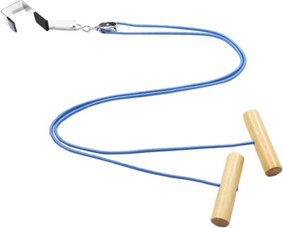 Schouderkatrol Systeem - Deurkatrol Fitness - Thuisfitness Training - Eenvoudige Installatie - 2 Meter Lengte - Zwart