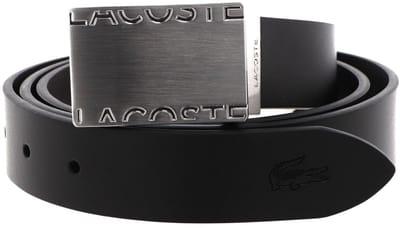 LACOSTE Leren Riem Elegance 30 Reversible in Box W90 Noir Marron Zwart Donkerbruin