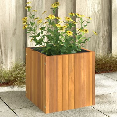 vidaXL - Plantenbak - 35x35x35 - cm - massief - acaciahout