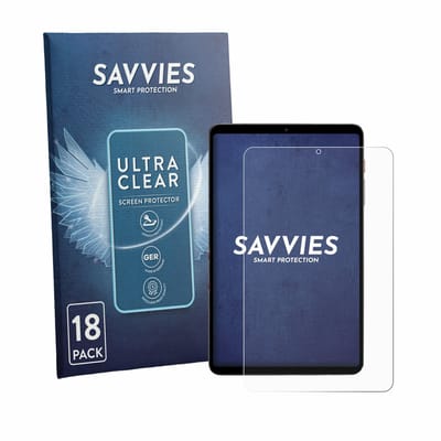 Savvies - Screenprotector voor BNCF BPad T1 - Folie Beschermfolie transparant 18 Stuks