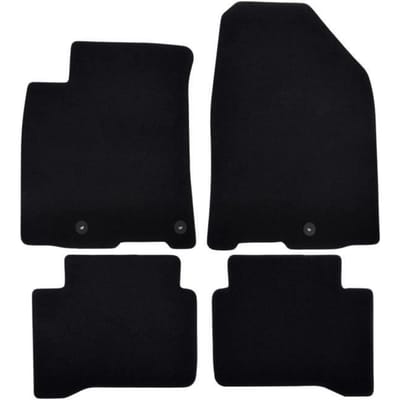 Tapis de sol - Hyundai - Ioniq - Noir - Velours - Antidérapant