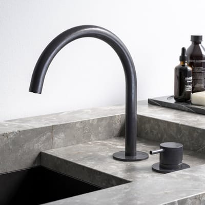 Hotbath Cobber CB023 wastafelkraan 2-gats verouderd ijzer