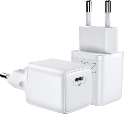 Joyroom - snelle - wandlader USB Type C 25W 3A EU-stekker wit - (L-P251)