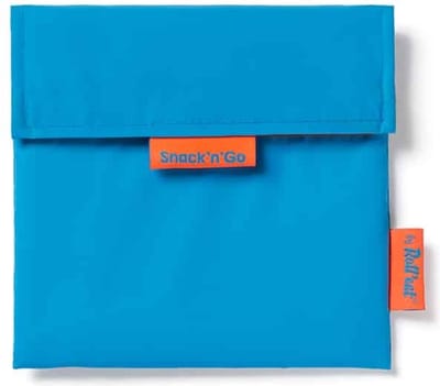 Snack'n'Go Herbruikbaar Boterhamzakje - Fluor Blue