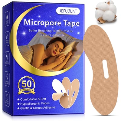 50 Stuks Mondtape Slapen Houdt Mond Gesloten Voorkomt Snurken Zachte Slaapstrip voor Thuis Reizen Mondtape Mondtape voor Slapen