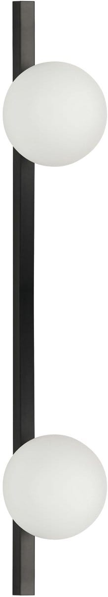 ISABELLA - Wandlamp 2 lampen - Zwart - IJzer