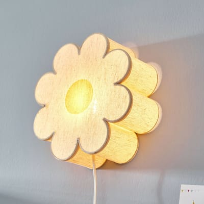 LOBERON Wandlamp Poppeline beige/geel