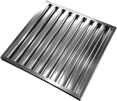 Lamellenfilter 500x500x25mm (Type B) voor Horeca Afzuigkap