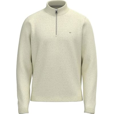 Fynch-Hatton Trui Troyer Zip Structure New Off White / male