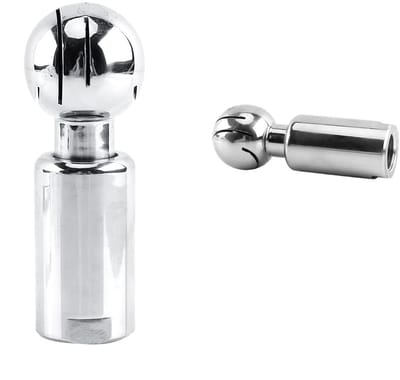 Dailygoods- Spraybal 360° Reiniging - Zelfreinigend - Hygiënisch - Voor Tanks - Roestvrij Staal - 1 tot 6 meter Reinigingsdiameter - Reinigingsbal