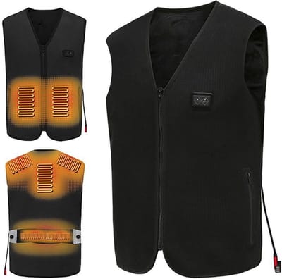 KIMO DIRECT Verwarmde Bodywarmer - Heated Vest - Elektrische Verwarming - Massage Vest - Unisex - Maat S