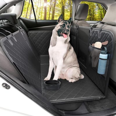 Honden Autostoelhoes - Reis Accessoires - Veilig Reizen - Waterdicht & Anti-slip - 64 x 53 cm - Zwart