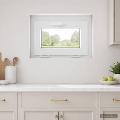 vidaXL - Kantel - kelderraam - RISOR - 60 - x - 45 - cm - PVC - en - helder - vlakglas