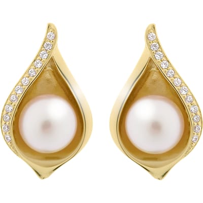 Orphelia 'Sophia' Dames 925 Sterling Zilveren Oorbellen - Goud ZO-7234/G